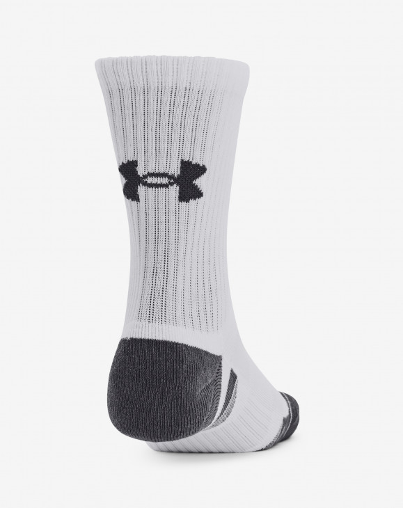 detail Ponožky Under Armour UA Performance Cotton 3p Mid-WHT